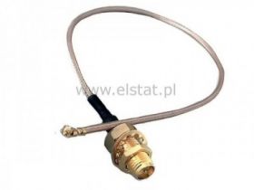 Adapter SMA męskie U.FL ( IPX) ( przewód 20cm ) RP