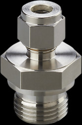 Cutting ring fitting, 50 bar/5 MPa, Ø 8 mm, G 1/2 for temperature sensors, E40267