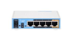 Router Wifi Rb951ui-2Nd, 2,4Ghz, 5X Rj45 100Mb/S Mikrotik Hap