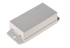 Obudowa ABS szerokość zew. 45 mm długość zew. 90 mm wys. zew. 27 mm RS PRO Biały