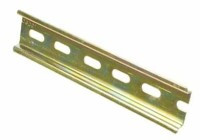 T35SZYNA150-O Szyna montażowa TS35 - długość 150mm - stal cynkowana z otworami