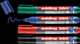 4-360-4-2 Whiteboard markers, 1.5 - 3.0 mm, 4 colours