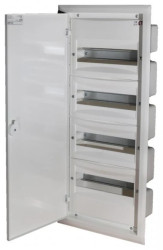 Rozdzielnica modułowa 5x12 podtynkowa IP40 drzwi metalowe białe zacisk PE24 N6x11 ERP12-5 001101298