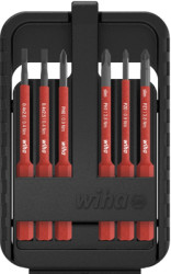 VDE Bit kit, PH0, PH1, PZ0, PZ1, 2 mm, 2.5 mm, Phillips/Pozidriv/slotted, BL 75 mm, L 75 mm, SB2831B903