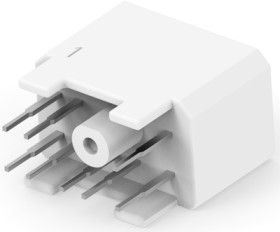 Plug, 8 pole, straight, 2 rows, white, 1-174955-1