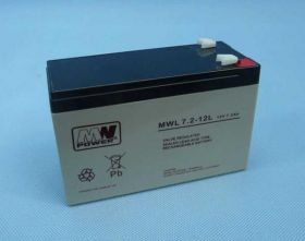 12V/7,2Ah 150x65x94 F2 MWL-7.2-12L AGM