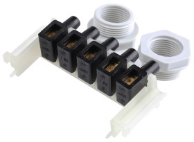 Puszka elektroinstalacyjna ścienna Polipropylen 110 x 110 x 66mm Szary IP66, IP67 liczba otworów 10 WISKA