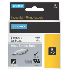 Taśma/rurka termokurczliwa do drukarek 9mm x 1,5m biała S0718280 18053