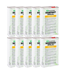 10 pack 1L - 99.8% Isopropyl Alcohol Kontakt IPA Plus - 10x 1L Metal Canister