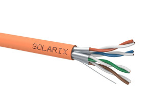 Kabel instalacyjny Solarix CAT6A STP B2ca s1 d1 a1 500m SXKD-6A-STP-LSOHFR-B2ca