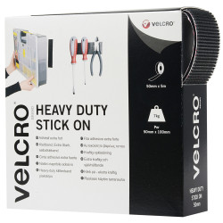 VELCRO&#xAE; Brand VEL-EC60243 Heavy Duty Stick On Tape 50mm x 5m - Black