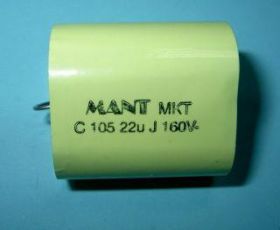 22uF/160V MKT MANT KONDENSATOR