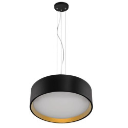 Lampa wisząca HUDSON czarno-złota LP-043/1P BK/GD Light Prestige