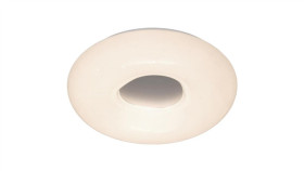 Plafon Aruba 40Cm Z Podwyższonym Ip44 Led 4000K Biały Lp-2424/1C-40 Wh Light...