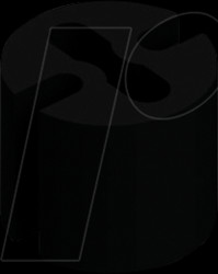 MAH 404 LED spacer for 3+5 mm LEDs, Ø 4,7 x 1,0 mm, PVC, black