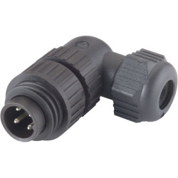 Hirschmann 934 128-100 CA 3 W LS CA Series Right Angle Plug 3 &#x2B; PE