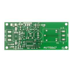 Przekaźnikowy wyłącznik z opóźnieniem 18–43V 11s–15min - PCB do projektu AVT 5867