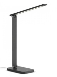 Lampka biurkowa led z regulacją światła czarna AJJ-LB-LED