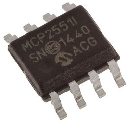 Nadajnik-odbiornik CAN ISO 11898 SOIC 8-pinowy RX/TX: 1 1Mbps