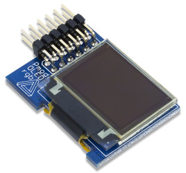 Zestaw rozwojowy czujników, Moduł rozszerzający, Pmod OLEDrgb: 96 x 64 RGB OLED Display with 16-bit Color Resolution