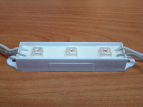 Moduł LED PCV3WC3 biały.c. 12V 20mA 3xLED Super Flux 3mm RoHS