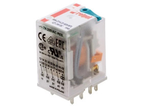 Przekaźnik: elektromagnetyczny 4PDT Ucewki: 24VDC 6A/250VAC R4N-2314-23-1024-WTL