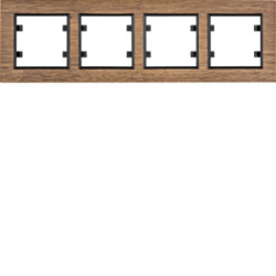 Lumina passion Ramka 4-krotna pozioma antyczny dąb WL9246