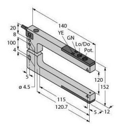 Fotokomórka Turck SLM120B6 3074985 1 szt.