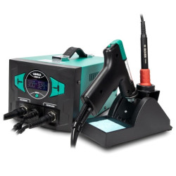 Stacja lutownicza 2w1 rozlutownica i grotowa Yihua 948D-III z kompresorem - 290W