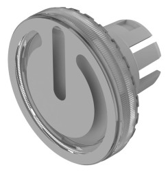 Soczewki do wskaźników, Bezbarwny, Płaski, średnica: 19.7mm