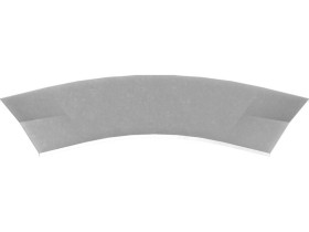 Pokrywa kolanka 45st PKKSMC600 grubość blachy 2,0mm 200760 BAKS