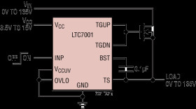 Fast 150V High Side NMOS Static Switch Driver