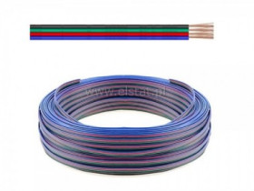 Przewód TLWY 4x0.3 mm wielokolorowa taśma AWG-22