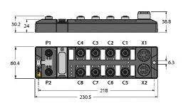 Wieloprotokołowy moduł I/O Turck TBEN-L1-16DOP 6814007 1 szt.