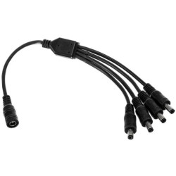 Rozgałęziacz DC 1 żeńska + 4 męska 2,1/5,5