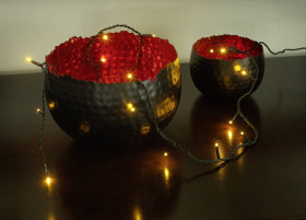 Mikro łańcuchy świetlne Konstsmide 6350-820 bursztynowy