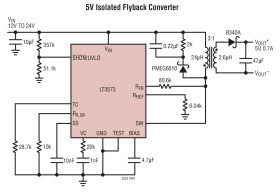 Isolated Flyback Converter without an Opto-Coupler