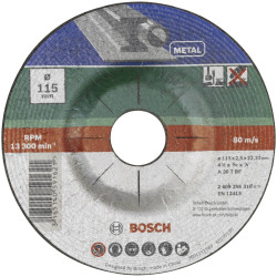 Bosch 2609256310 Cutting Disc Offset 115mm Metal Cut-off Wheel