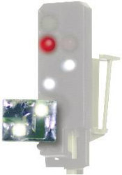 Płytka wymienna do sygnalizatorów Viessmann, dioda LED, skala H0, TT, do złożenia