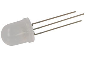 Dioda LED; L-819EGW; 10mm; czerwony; zielony; Światłość: 36÷80mcd; 50°; dyfuzyjna; biała; dwukolorowa (R/G); wspólna katoda; 2V;