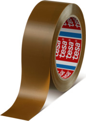 Packaging tape, 38 x 0.065 mm, PVC film, brown, 66 m, 04124-00095-00