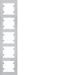 Lumina intense Ramka 5-krotna pionowa srebrna WL5652