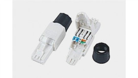 Wtyk Modularny Rj-45 8P8c Utp Kat.6A Beznarzędziowy, Tył Skręcany, Ts