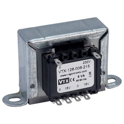 Vigortronix VTX-126-006-215 Chassis Transformer 230V 6VA 15V&#x2B;15V