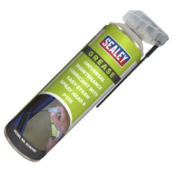 Sealey SCS018S Universal Maintenance Lubricant &#x2B; Easy-Straw Spray &amp; PTFE 500ml