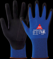 508690 ESD Assembly gloves, Padua Pro ESD, size 10