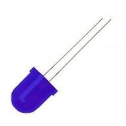 Dioda LED 8mm niebieska dyfuzyjna