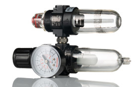 Smarownica z reduktorem i filtrem, Automatyczny, G 1/4, 40μm, P1H, Norgren