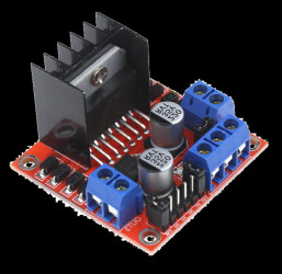 Opencircuit L298N motor driver module - double H-Bridge