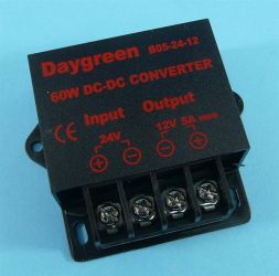 B05-24-12 24V-&gt;12V/5A 60W max STEP DOWN